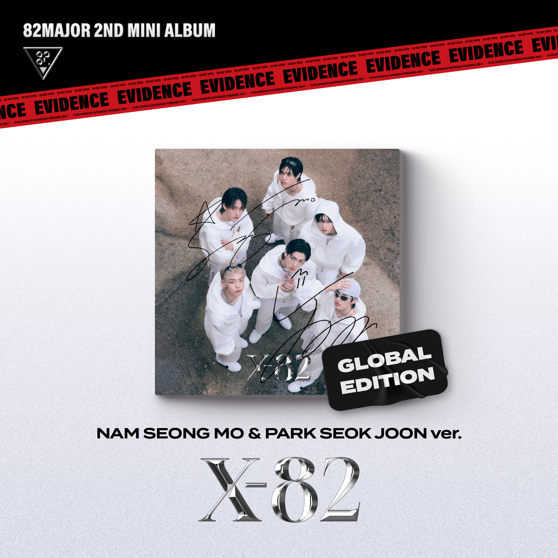 'GLOBAL EDITION' X-82 "NAM SEONG MO & PARK SEOK JOON" Version - Signed Digipack