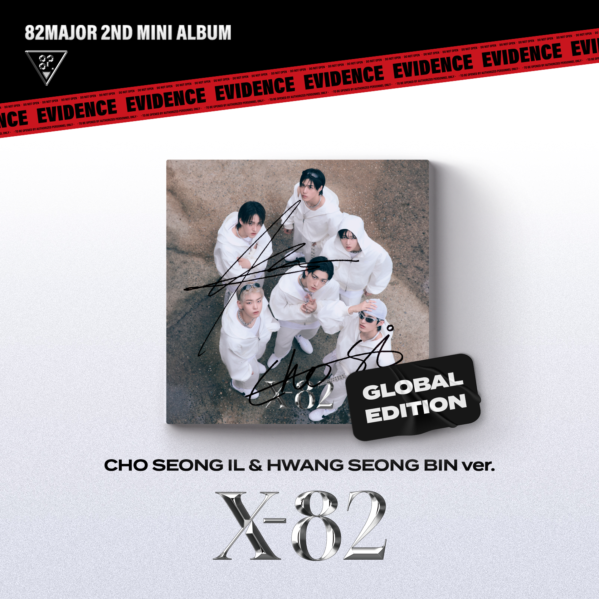 'GLOBAL EDITION' X-82 "CHO SEONG IL & HWANG SEONG BIN" Version - Signed Digipack