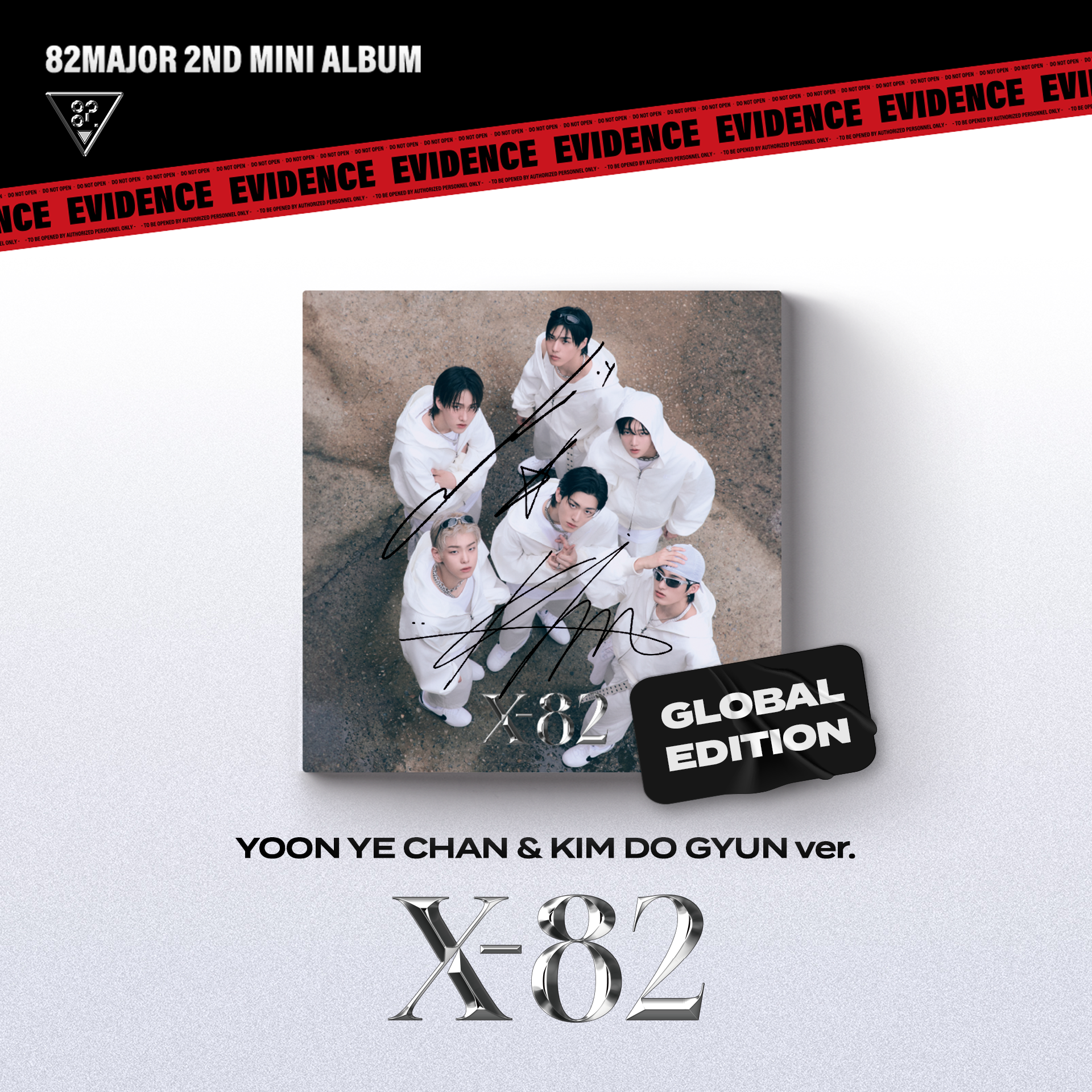 'GLOBAL EDITION' X-82 "YOON YE CHAN & KIM DO GYUN" Version - Signed Digipack